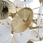 Люстра с белыми и золотистыми цветами Dahlia Flowers Lamp варинант исполнения - 5 | Loft Concept в Санкт-петербурге