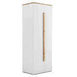 Шкаф платяной с белым глянцевым фасадом Grace of Furniture варинант исполнения - 1 | Loft Concept в Санкт-петербурге