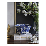 Чаша белая с синим цветочным узором Chino Dishes варинант исполнения - 3 | Loft Concept в Санкт-петербурге