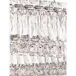 Люстра подвесная круглая из прозрачного хрусталя с корпусом из металла цвета хром Selfsufficient варинант исполнения - 6 | Loft Concept в Санкт-петербурге