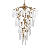 Люстра многоярусная с трубчатыми подвесками Dripping Crystals варинант исполнения - 3 | Loft Concept в Санкт-петербурге