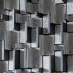 Абстрактное Объемное Панно Industrial panel Travers Coals варинант исполнения - 2 | Loft Concept в Санкт-петербурге