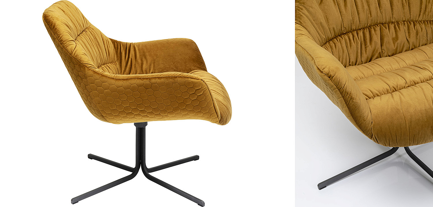 Кресло вращающееся Yellow Honeycomb - Loft-Concept в Санкт-петербурге