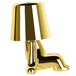 Настольная лампа фигурная цвета золото с гладким абажуром Высота 16 см Sophia варинант исполнения - 4 | Loft Concept в Санкт-петербурге