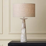 Настольная лампа на конусовидном корпусе с чашей и с тканевым абажуром Daydreaming варинант исполнения - 4 | Loft Concept в Санкт-петербурге