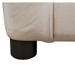 Диван двухместный раскладной светло-серый с кантом Pride варинант исполнения - 7 | Loft Concept в Санкт-петербурге