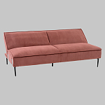 Диван современный вельветовый прямой Worcester Коралл варинант исполнения - 4 | Loft Concept в Санкт-петербурге