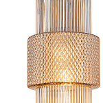 Подвесной светильник со стеклянным рифленым плафоном цилиндрической формы Eliara 13 варинант исполнения - 3 | Loft Concept в Санкт-петербурге