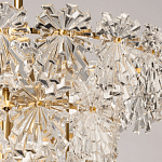 Люстра многоярусная с объемными прозрачными цветами Hanging Flowers варинант исполнения - 4 | Loft Concept в Санкт-петербурге