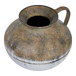 Ваза металлическая с ручкой Bygone Era варинант исполнения - 2 | Loft Concept в Санкт-петербурге