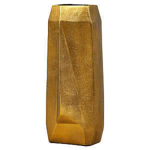 Ваза Loft Accessories Vintage Metal золотая 39 см