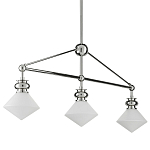 Люстра линейная с ромбовидными плафонами Pointed Diamond Shade варинант исполнения - 5 | Loft Concept в Санкт-петербурге