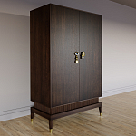 Платяной шкаф Elsa Dreams Walnut с 2-мя фасадами варинант исполнения - 2 | Loft Concept в Санкт-петербурге