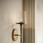 Бра настенное с прозрачным стеклянным абажуром Simple Pure Form варинант исполнения - 5 | Loft Concept в Санкт-петербурге