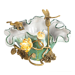 Чаша фигурная с обитателями леса и цветами Eden Garden варинант исполнения - 1 | Loft Concept в Санкт-петербурге