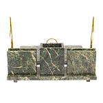 Настольный письменный набор из змеевика с гербом России Successful Leader варинант исполнения - 2 | Loft Concept в Санкт-петербурге