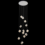 Люстра каскадная с мозаичным хрустальным оформлением Sparks of Crystal варинант исполнения - 2 | Loft Concept в Санкт-петербурге