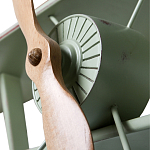 Полка книжная зеленая в виде аэроплана в стиле лофт FLY варинант исполнения - 2 | Loft Concept в Санкт-петербурге