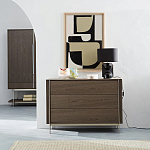 Платяной шкаф из серого дуба Sawada Gray Oak Wardrobe варинант исполнения - 8 | Loft Concept в Санкт-петербурге