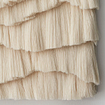 Светло-Бежевое Панно из нитей White Landscape Wall Hanging варинант исполнения - 1 | Loft Concept в Санкт-петербурге