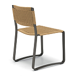 Дизайнерский стул с каркасом из металла с плетеными сиденьем и спинкой GREEN POINT Chair варинант исполнения - 3 | Loft Concept в Санкт-петербурге