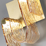 Бра волнистой формы из фактурного стекла Wave варинант исполнения - 8 | Loft Concept в Санкт-петербурге