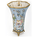 Фарфоровая ваза с изображением попугаев Eden Garden варинант исполнения - 3 | Loft Concept в Санкт-петербурге