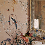 Обои ручная роспись Cecily pink варинант исполнения - 5 | Loft Concept в Санкт-петербурге