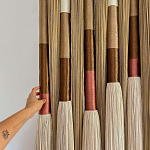 Текстильное Панно Макраме для ресторана Mexico Wall Hanging  варинант исполнения - 1 | Loft Concept в Санкт-петербурге