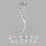 Люстра подвесная из металла с хрустальными прозрачными подвесками Quasar 81 варинант исполнения - 10 | Loft Concept в Санкт-петербурге