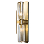 Бра с двумя хрустальными цилиндрическими плафонами Glass TUBE варинант исполнения - 2 | Loft Concept в Санкт-петербурге