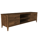 ТВ-тумба с 4-мя ящиками и полками из массива бука Tasteful Furniture варинант исполнения - 1 | Loft Concept в Санкт-петербурге