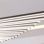 Люстра в виде распахнутых крыльев из тонких металлических планок Flight of Freedom варинант исполнения - 12 | Loft Concept в Санкт-петербурге