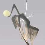 Торшер белая статуэтка Девушка Girl Carries Light Balls варинант исполнения - 2 | Loft Concept в Санкт-петербурге