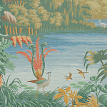 Обои ручная роспись Le Brésil Paille варинант исполнения - 3 | Loft Concept в Санкт-петербурге