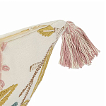 Чехол на подушку с кисточками и вышивкой птиц Ethnic mix Birds Rect варинант исполнения - 2 | Loft Concept в Санкт-петербурге