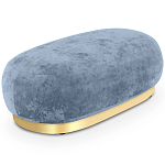 Длинный овальный пуф Ambrose Soft Oval Pouf варинант исполнения - 1 | Loft Concept в Санкт-петербурге