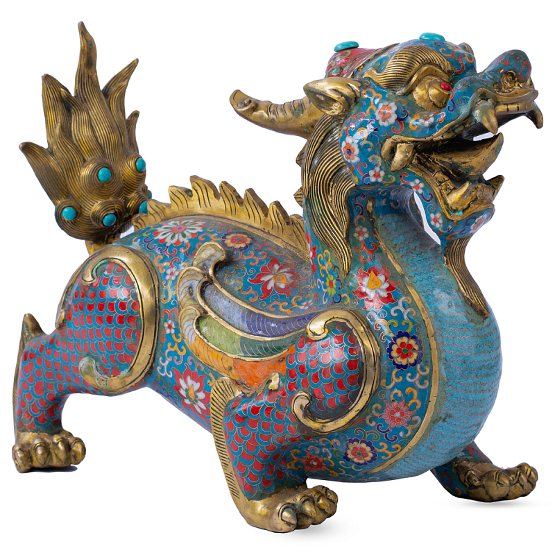 Большой Бронзовый Китайский дракон Мульти в Санкт-петербурге | Loft Concept 
