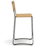 Дизайнерский стул с каркасом из металла с плетеными сиденьем и спинкой GREEN POINT Chair варинант исполнения - 14 | Loft Concept в Санкт-петербурге