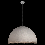 Подвесной светильник в форме купола белого цвета с ажурной бахромой Tactile Line варинант исполнения - 3 | Loft Concept в Санкт-петербурге