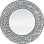 Настенное зеркало Black and white mosaic варинант исполнения - 1 | Loft Concept в Санкт-петербурге