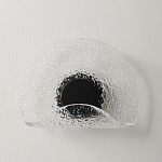 Бра из текстурированного прозрачного стекла с изогнутым краем Textured Glass  варинант исполнения - 4 | Loft Concept в Санкт-петербурге