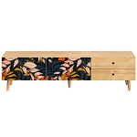 Длинная ТВ-тумба с принтом на ящиках Elise TV Stand варинант исполнения - 10 | Loft Concept в Санкт-петербурге