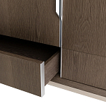 Шкаф из серого дуба Sawada Gray Oak Cabinet варинант исполнения - 5 | Loft Concept в Санкт-петербурге