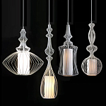 Подвесной светильник Wire Dream Pendant 3 Белый варинант исполнения - 1 | Loft Concept в Санкт-петербурге