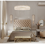 Бра с каскадом из прозрачного хрусталя и корпусом золотого цвета Constant Sparks варинант исполнения - 6 | Loft Concept в Санкт-петербурге