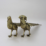 Статуэтка бронзовая пара Фазаны Bronze Birds варинант исполнения - 3 | Loft Concept в Санкт-петербурге