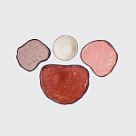 Сет из 4-х тарелок «QARTZITE» варинант исполнения - 1 | Loft Concept в Санкт-петербурге