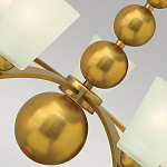 Люстра с матовыми конусными плафонами и декоративными элементами в форме шаров Hinkley варинант исполнения - 8 | Loft Concept в Санкт-петербурге