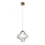 Подвесной светильник с плафоном из фактурного прозрачного стекла Light Ensemble варинант исполнения - 8 | Loft Concept в Санкт-петербурге